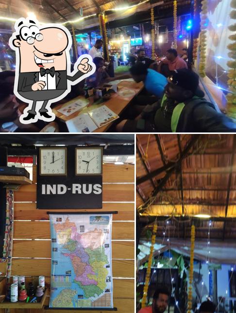 This is the image displaying exterior and interior at Midgard Café