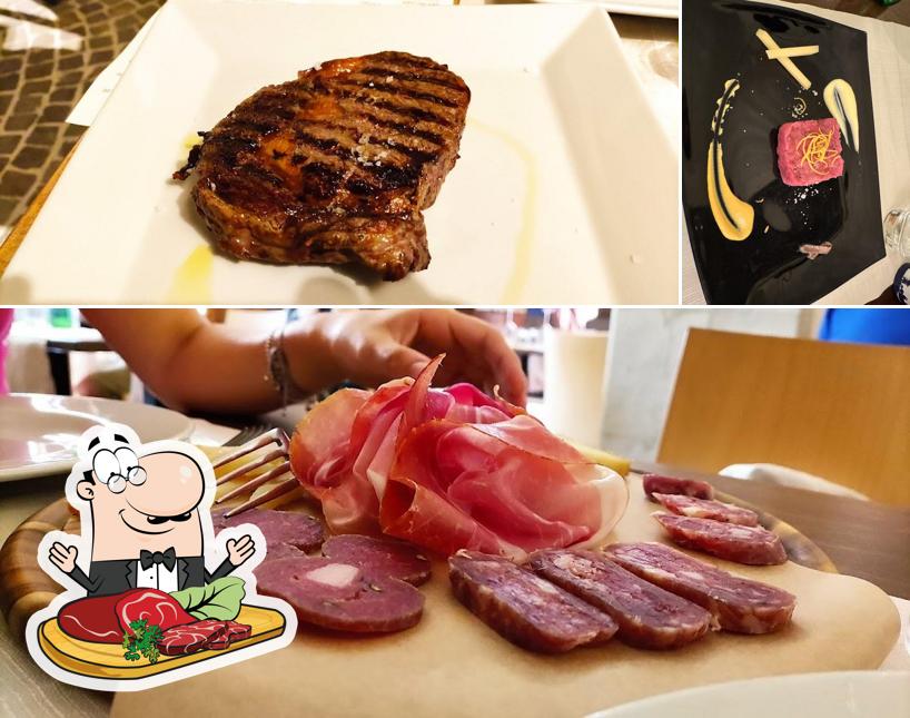 C'è un'ampia gamma di pasti per gli amanti della carne