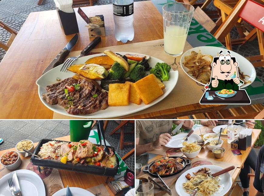 Platos en Bigatto BBQ