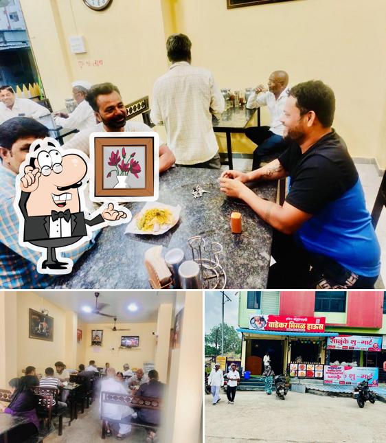 Check out the image showing interior and exterior at Hotel Mahalaxmi Wadekar Special Misal