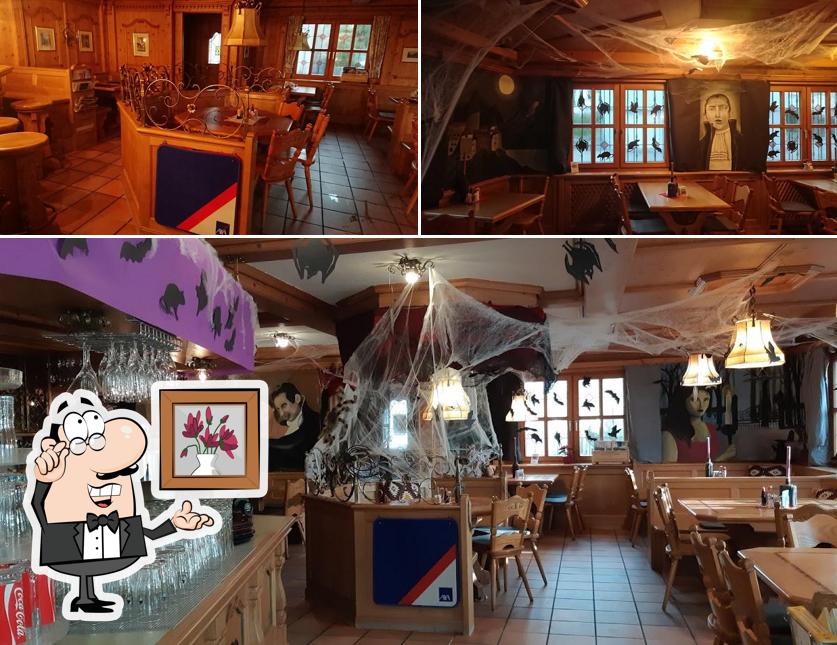 Gli interni di Restaurant Kreuz