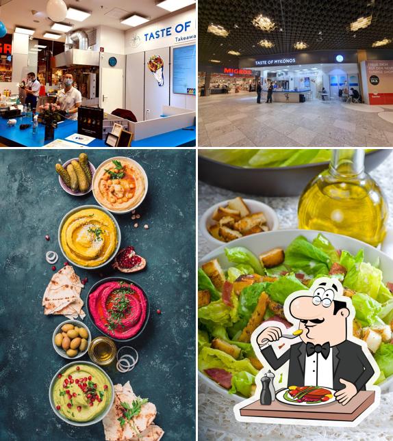 Dai un’occhiata alla immagine che raffigura la cibo e interni di Taste of Mykonos - Luzern