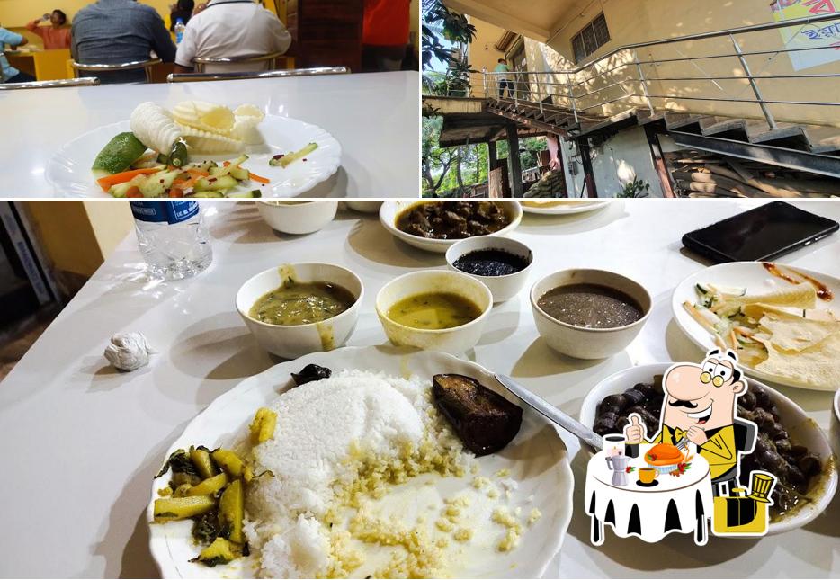 The restaurant's food and exterior