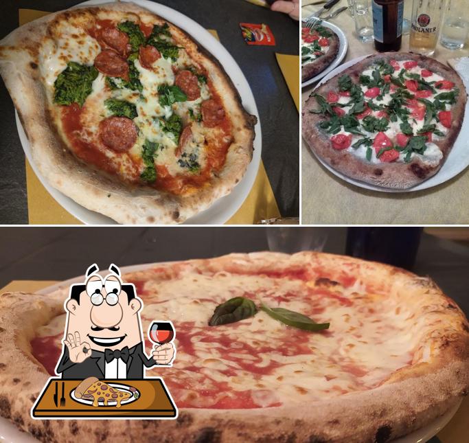 A Ristorante pizzeria Pinogiorgio, puoi goderti una bella pizza