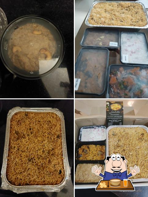 Food at Sahibs Biryani