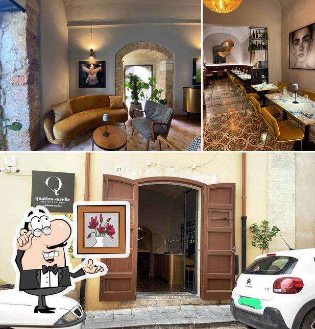Gli interni di Le Quattro Sorelle Palmeri Ristorante Noto