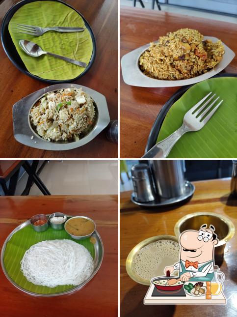 Fried rice at Aahara's Filter Coffee