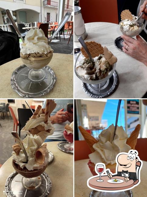 Platti al Gelateria Anselmo