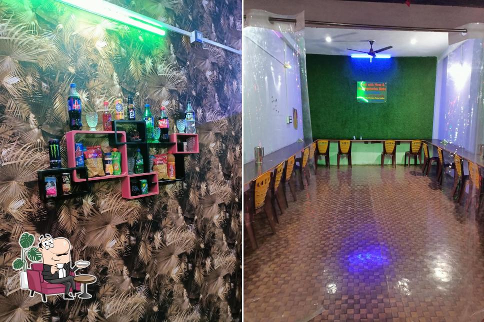 The interior of Treat With Meat &The Vegetarian Baba