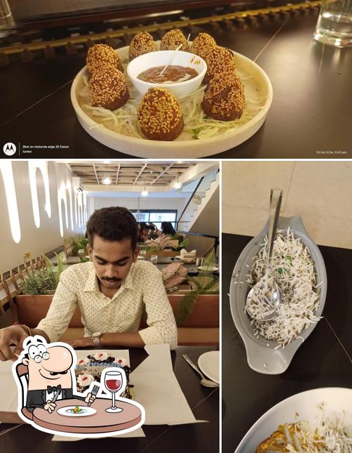 Food at SHREEM-THE TRAIN RESTAURANT