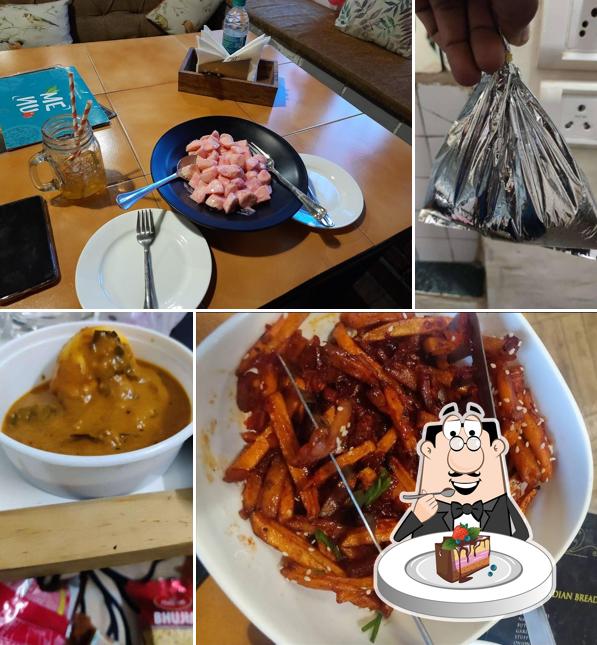 Chocolate cake at Cafe Lychee Tree