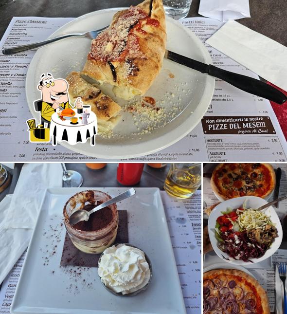 Mousse al cioccolato al Pizzeria al Casal