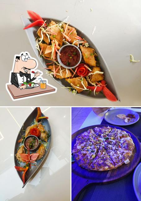 Food at Rare Roof Restaurant