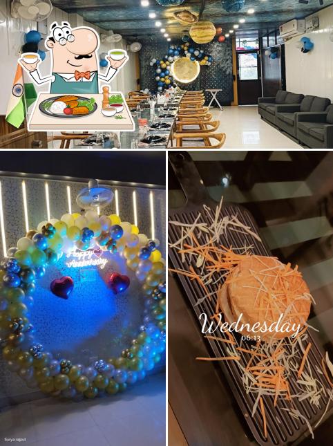 This is the photo showing food and interior at EATPLAN8