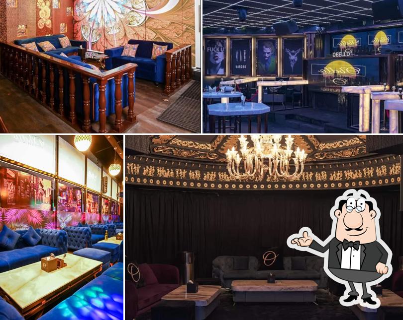 The interior of Club Obello New York