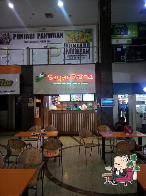 The interior of Malik Chicken Point