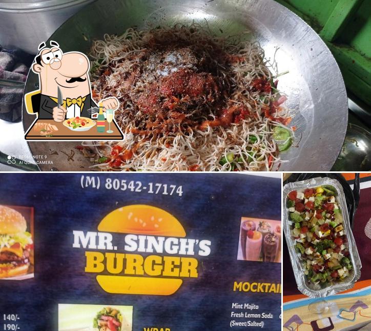 Meals at Mr Singh burger