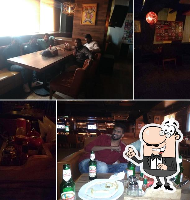 The interior of Over The Flow