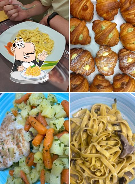 Spaghetti alla carbonara al Bar San Nicolò