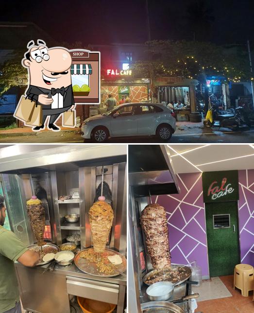 Fal cafe is distinguished by exterior and food