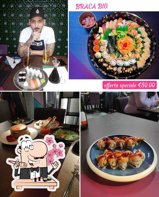 Prova le varie opzioni di sushi