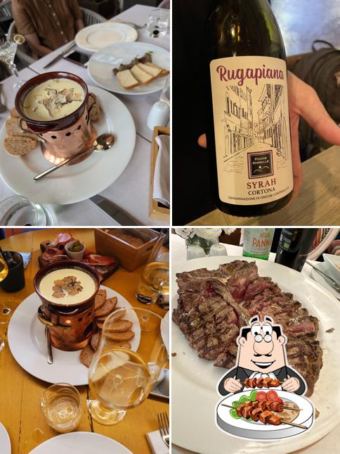 Platti al Ristorante La Loggetta Cortona