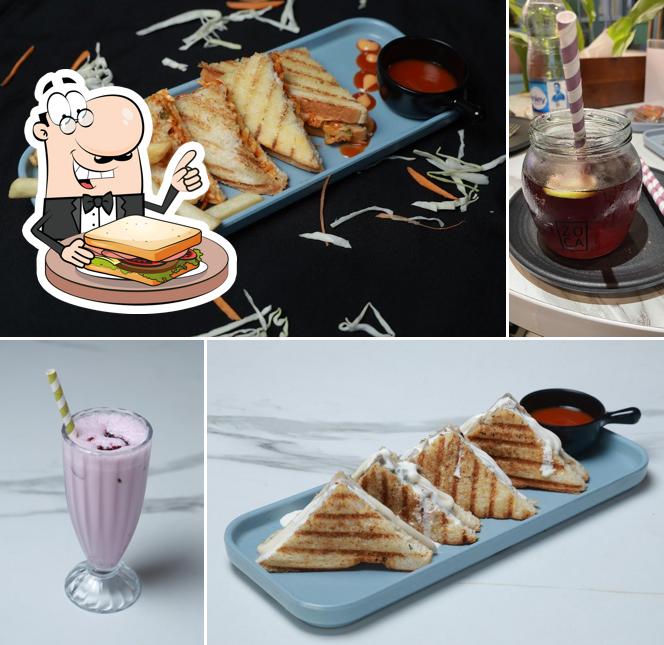 Grilled cheese sandwich at Zoca Cafe Sahakarnagar