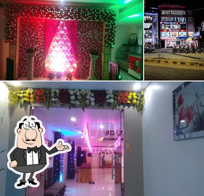 The interior of HOTEL SAND CITY/KHUSHI RESTAURANT