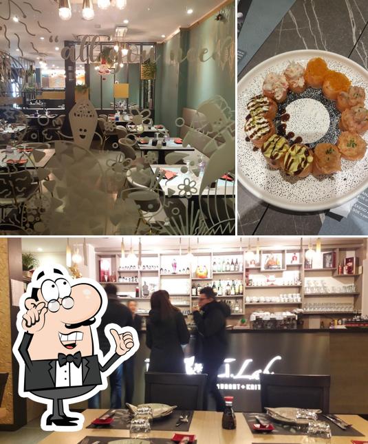 Gli interni di Megu lab Bologna