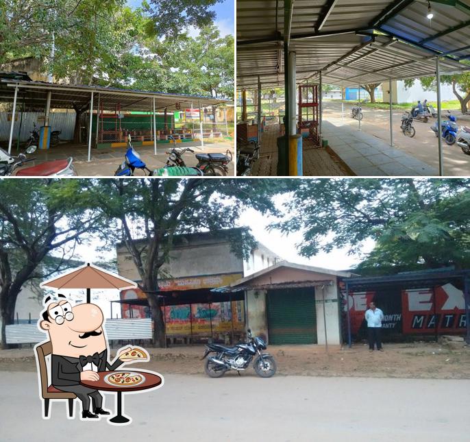 Enjoy the view at the outside area of Rajanna condiments