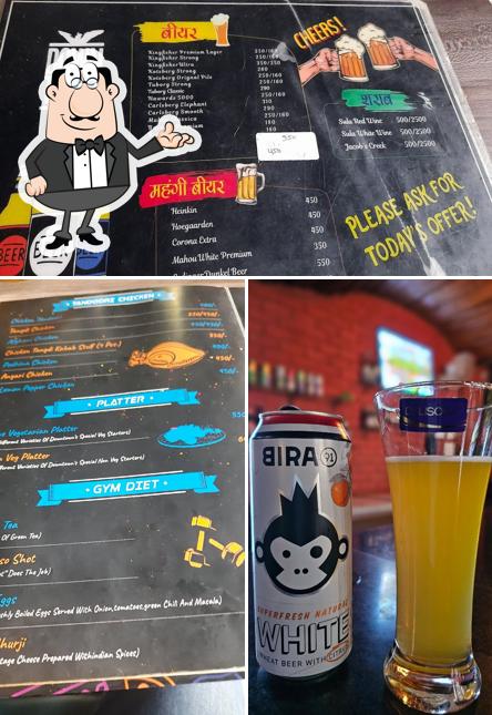 The interior of DOWN TOWN