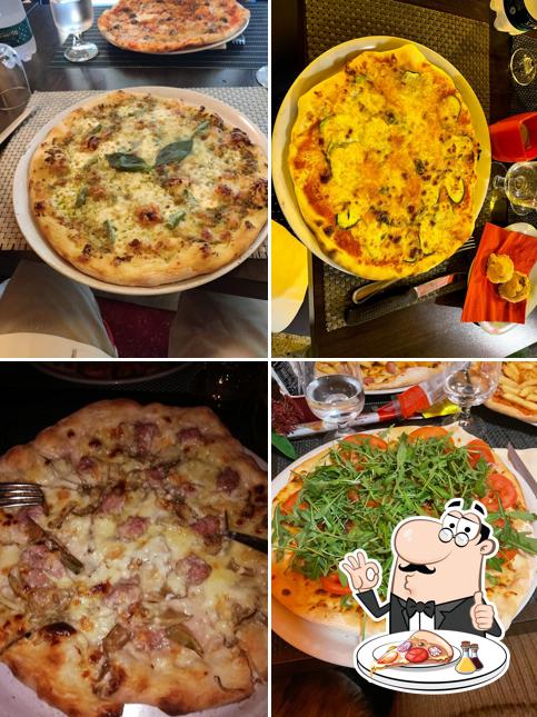 Scegli una pizza a ristorante