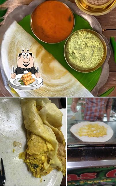 Spring rolls at Anna Madras Cafe