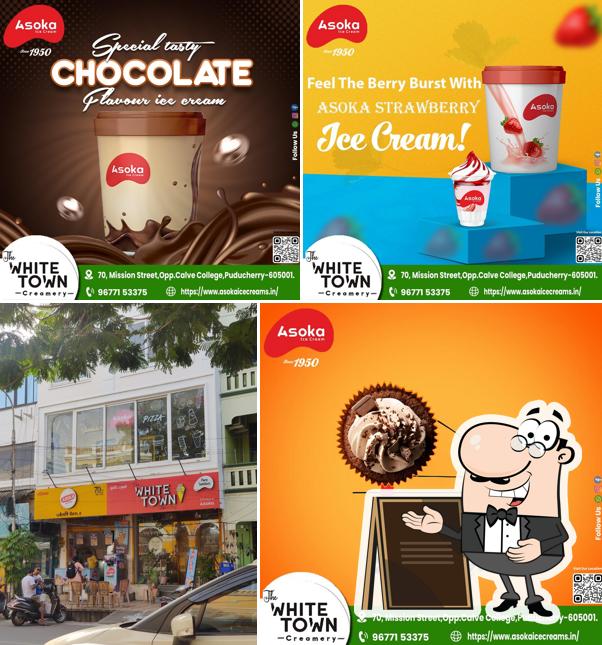 The exterior of WHITE TOWN CREAMERY-ASOKA ICE CREAMS