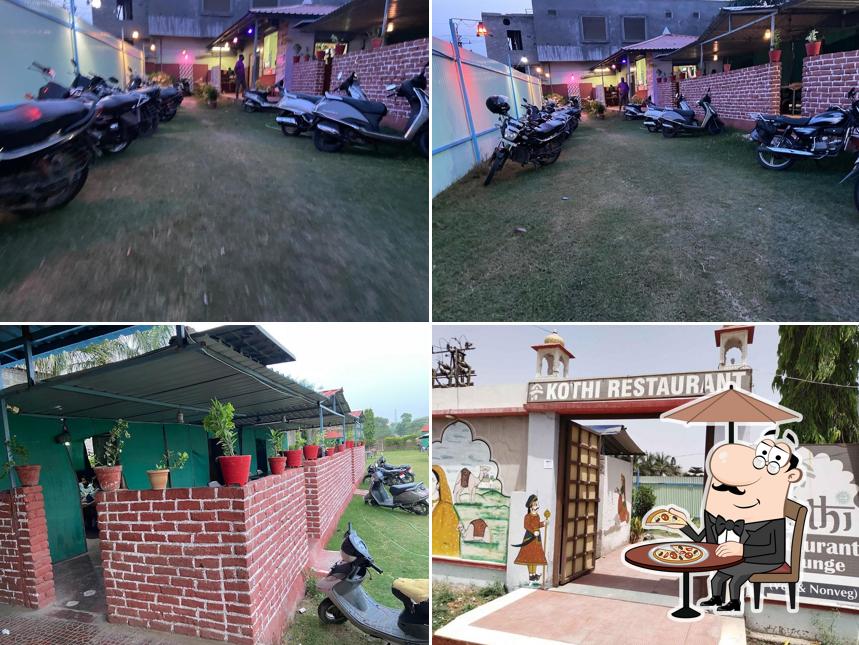 Enjoy the view outside Kothi Resturant And Lounge