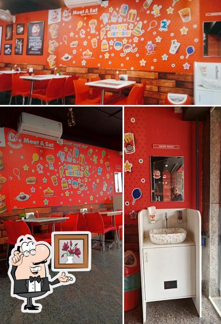 The interior of Meat and Eat