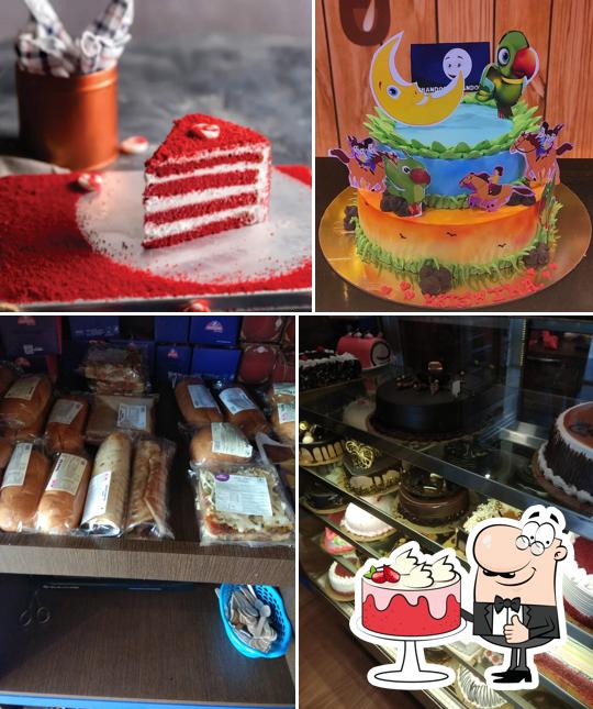 Red velvet cake at Monginis Cake Shop