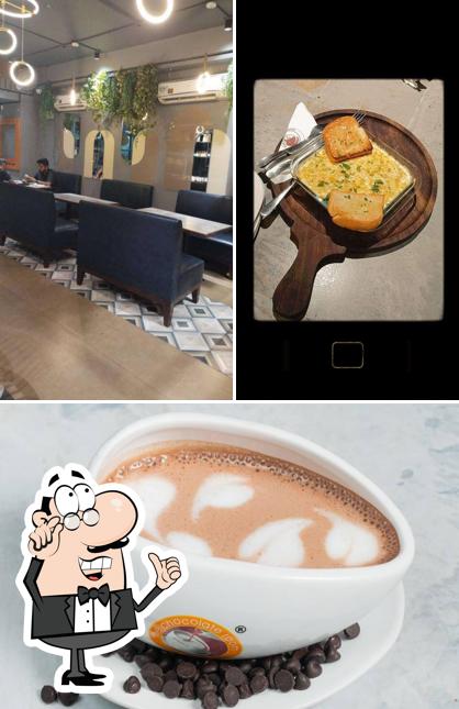 Among different things one can find interior and beverage at The Chocolate Room
