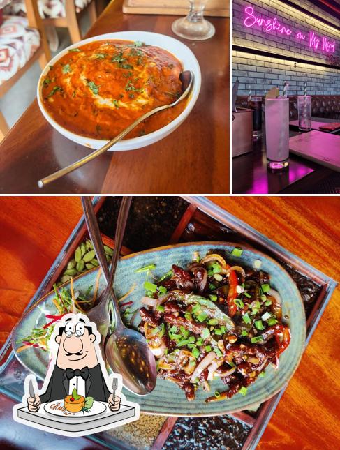 Food at Typically Indian Bar & Grill