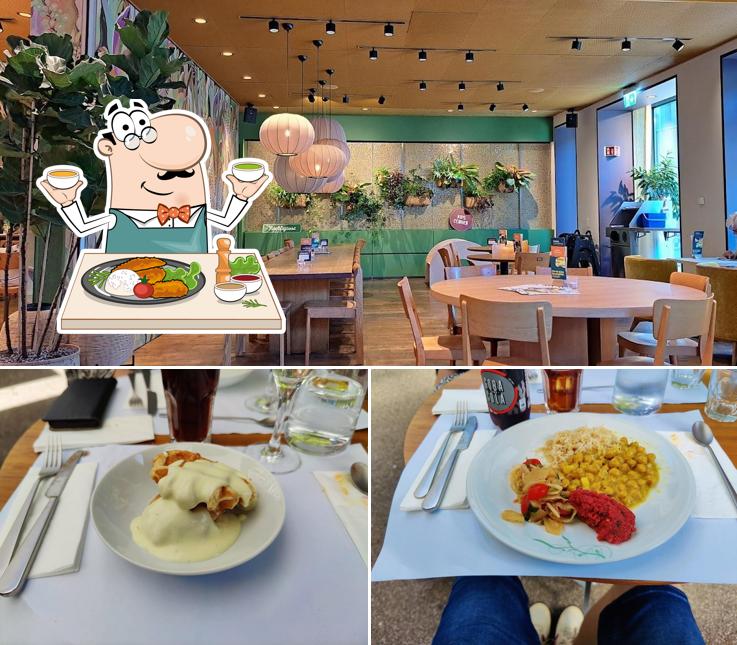 Questa è la immagine che raffigura la cibo e interni di tibits