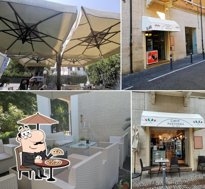 La foto della esterno e interni di Caffè Nazionale