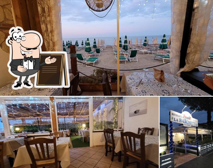 Questa è la foto che raffigura la esterno e interni di La Barchetta