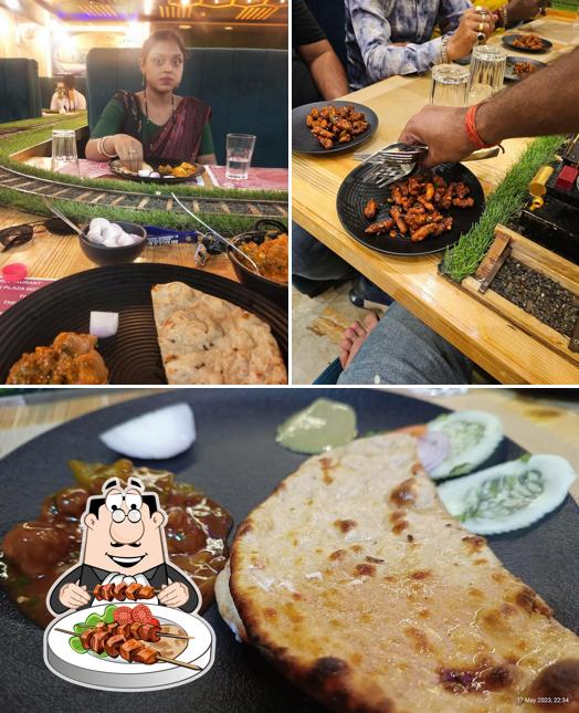 Food at The Train Restaurant and Cafe