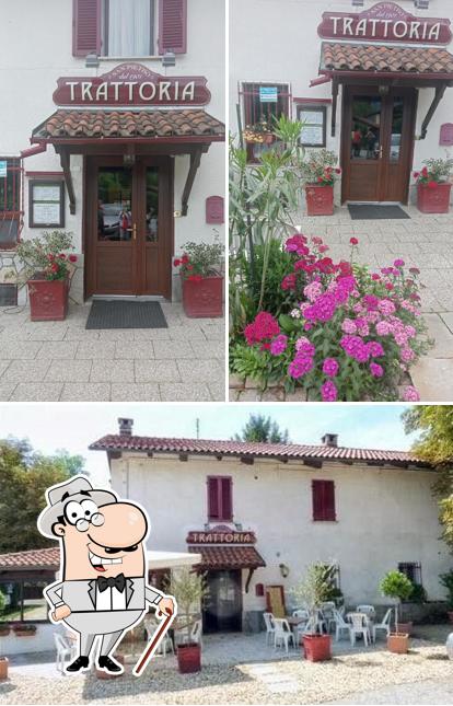 Gli esterni di Trattoria San Pietro