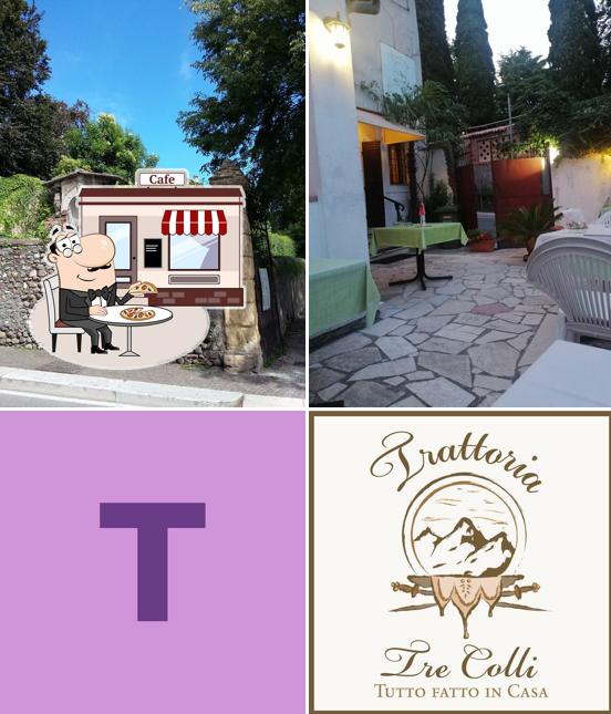Gli esterni di Trattoria Tre Colli