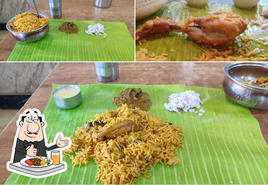Meals at SS BRIYANI A/C Namakkal