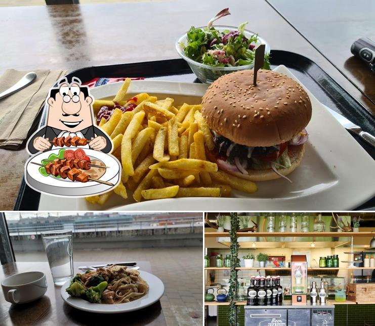 La cibo e alcol del ristorante