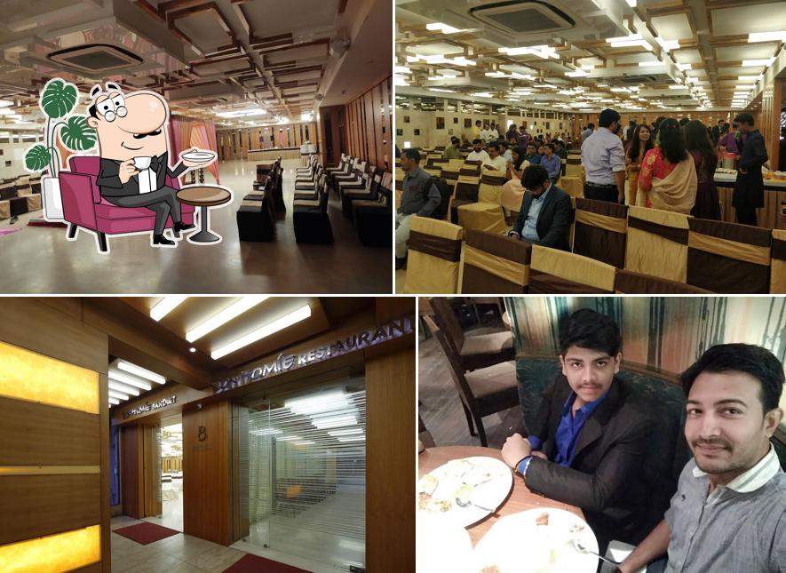 The interior of BONHOMIE RESTAURANT & BANQUET VASTRAPUR