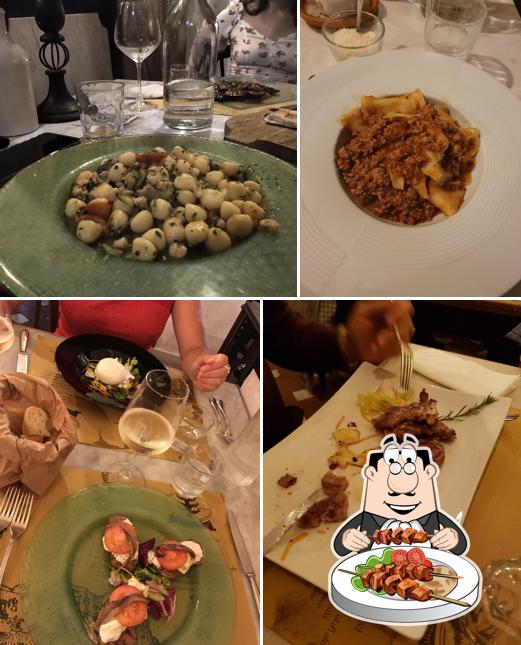 Platti al Osteria Del Borgo