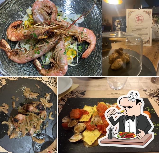 Platti al Osteria di Bacco